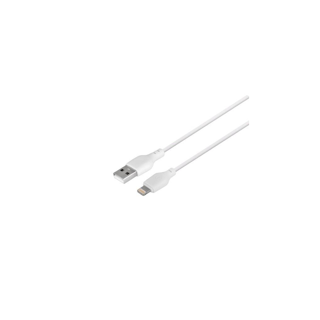 Зарядний пристрій XO L73 2.4A/1USB + cable lightning White (XO-L73i-WH) - зображення 3
