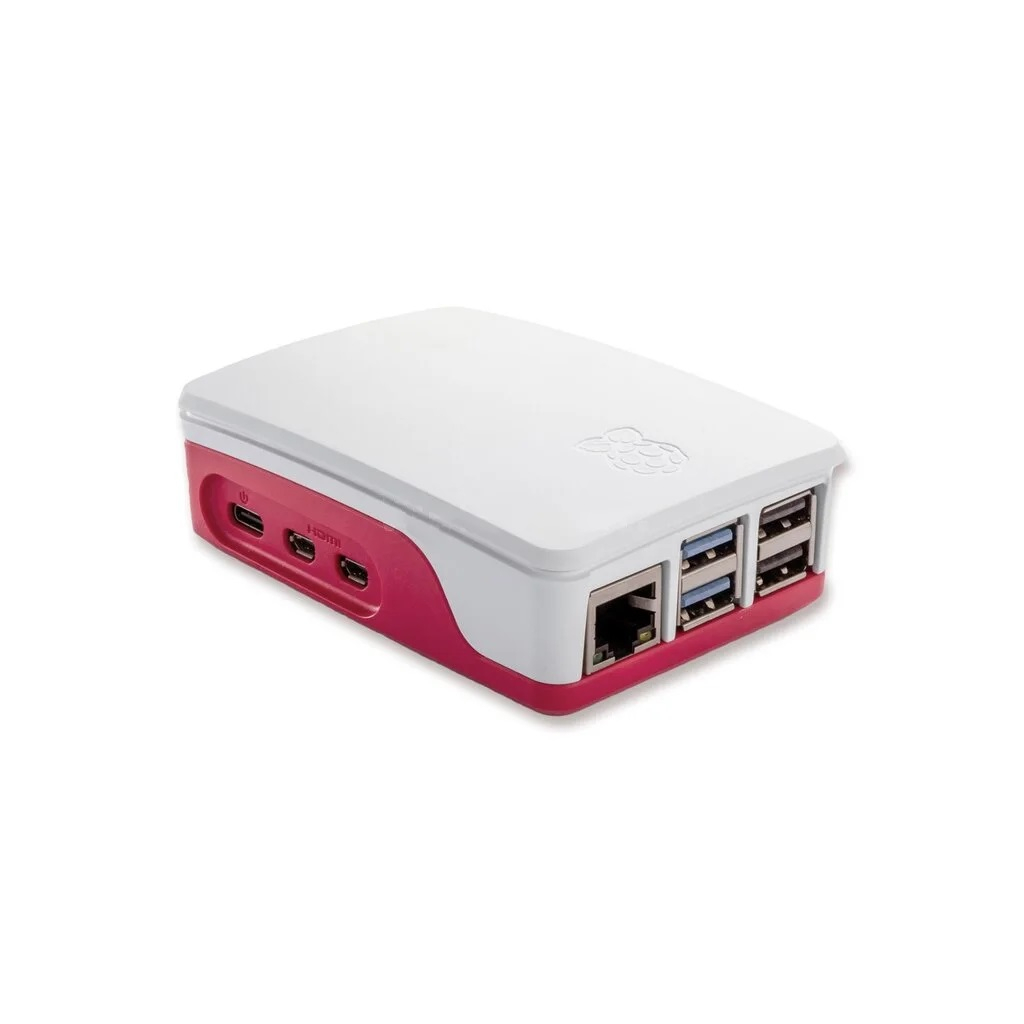 Корпус для Мікро ПК Raspberry Pi Корпус червоно-білий для Raspberry Pi 5 офіційний (SC1159) - изображение 2