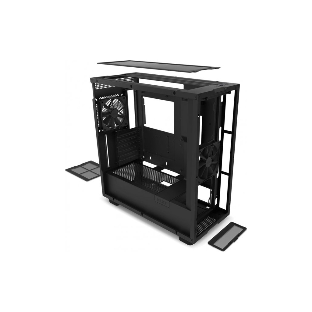 Корпус NZXT H7 v1 2022 Base Edition All Black (CM-H71BB-01) - зображення 6