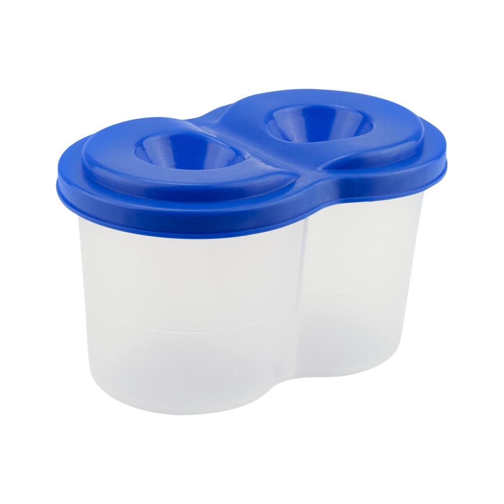 Стакан-непроливайка Kite подвійний, синій (K17-1142-02) - изображение 1