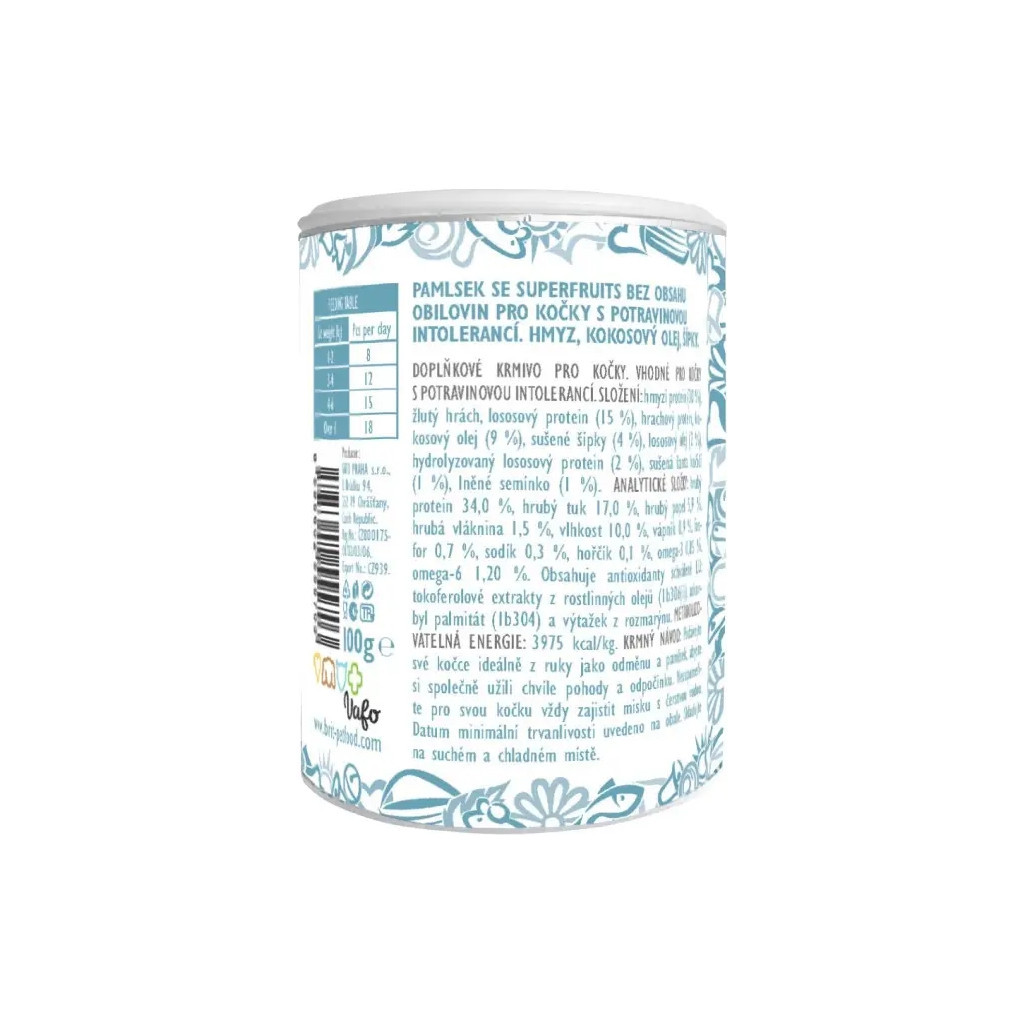 Ласощі для котів Brit Care Superfruits Insect 100 г - комахи (8595602555703) - изображение 2