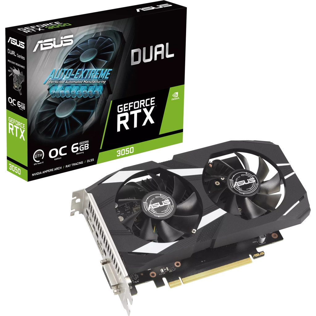 Відеокарта ASUS GeForce RTX3050 6Gb DUAL OC (DUAL-RTX3050-O6G) - зображення 11