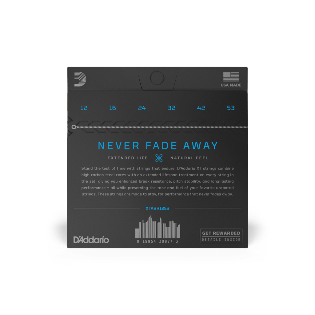 Струни для гітари D'Addario XT 80/20 Bronze Light (12-53) (XTABR1253) - зображення 3