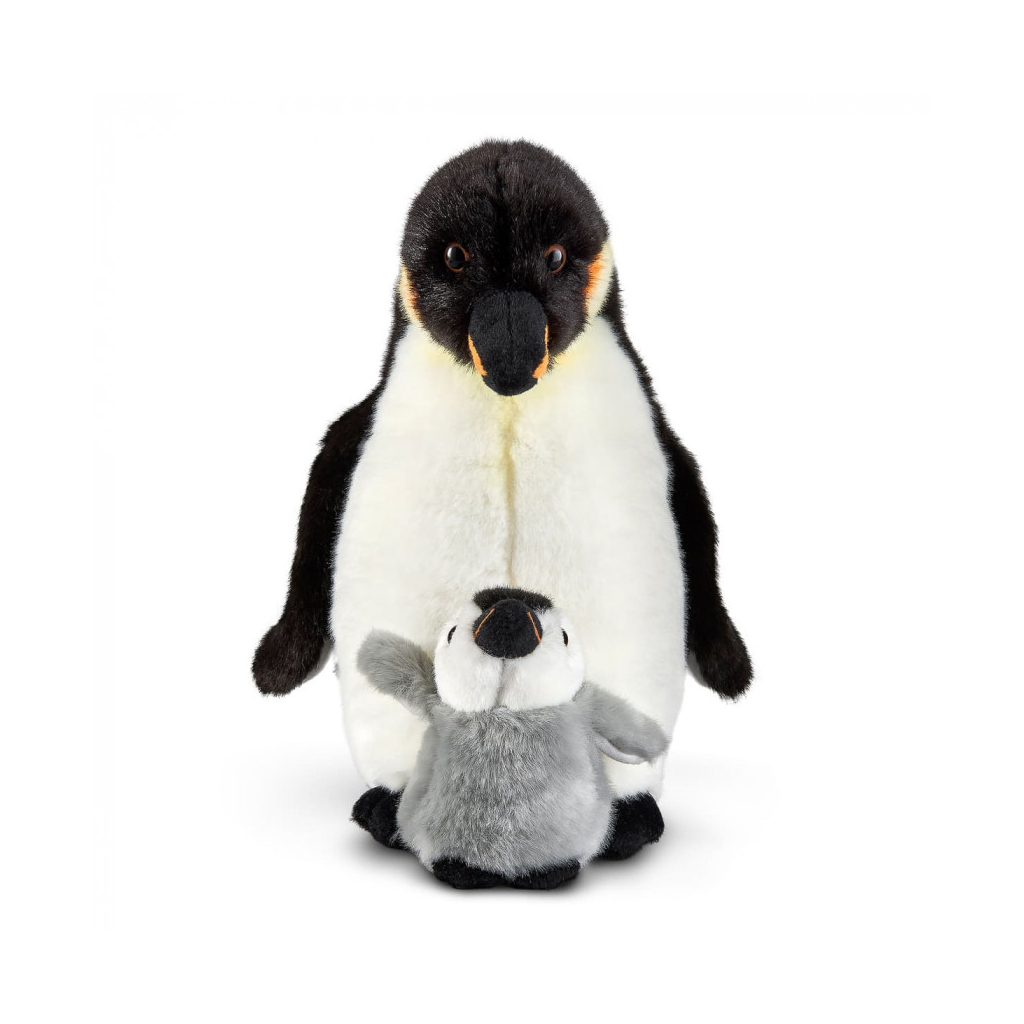 М'яка іграшка Keycraft Пінгвін з дитинчам 26 см (6337421) - зображення 1
