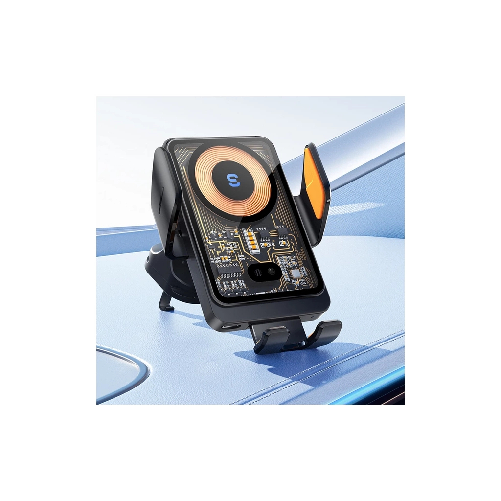 Універсальний автотримач Essager Junyi 15W Wireless Phone Holder for Car (Air Outlet Type) (EZJWX-JY01-Z) - зображення 4
