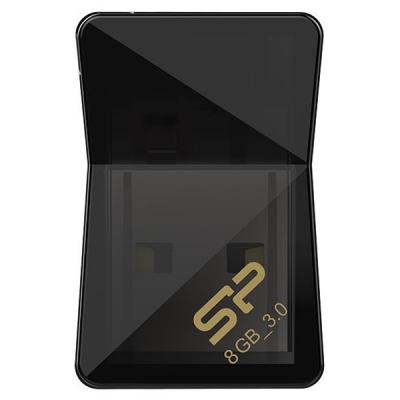 USB флеш накопичувач Silicon Power 8Gb Jewel J08 Black USB 3.0 (SP008GBUF3J08V1K) - зображення 1
