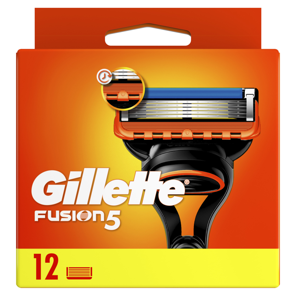 Змінні касети Gillette Fusion5 12 шт. (7702018441075/8006540986141) - изображение 2
