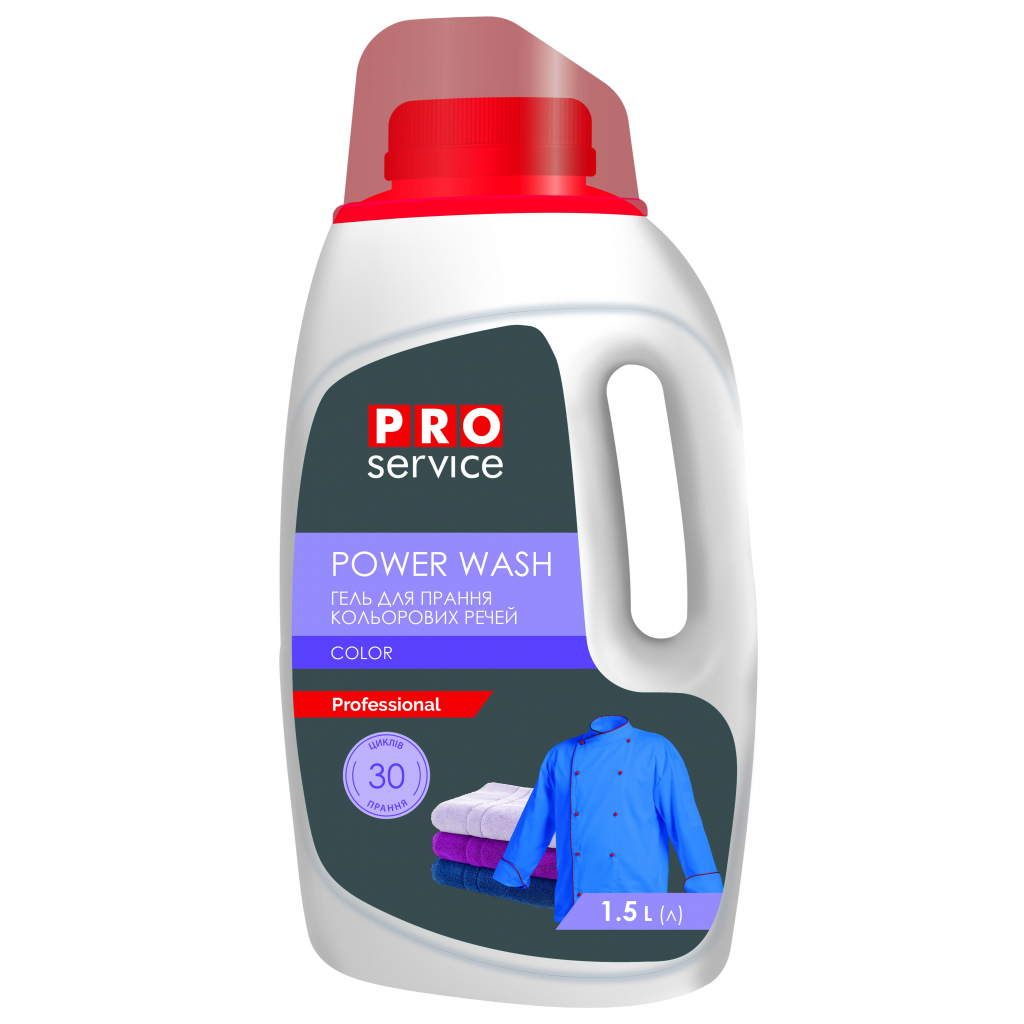 Гель для прання PRO service Color для кольорових тканин 1.5 л (4823071634921) - зображення 1