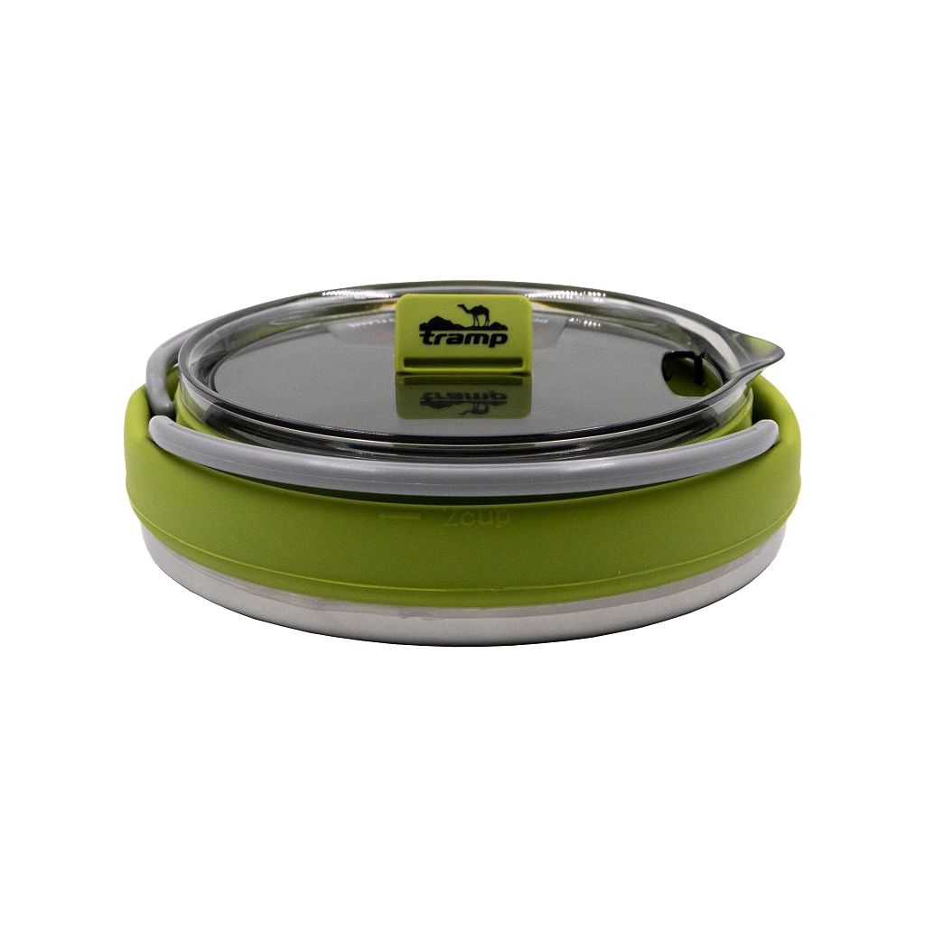 Чайник туристичний Tramp Silicon 1 л Olive (TRC-125-olive) - зображення 2