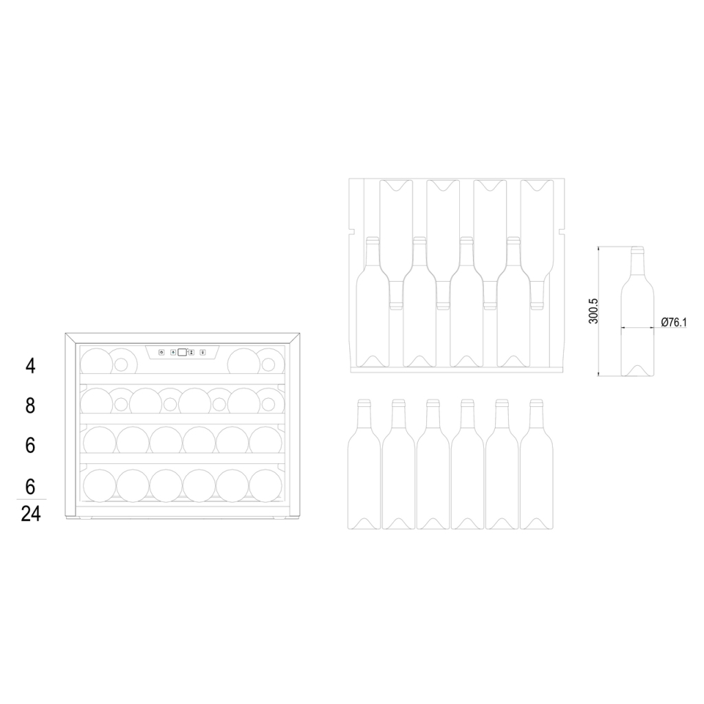 Холодильник Hansa BWC60241B - изображение 5