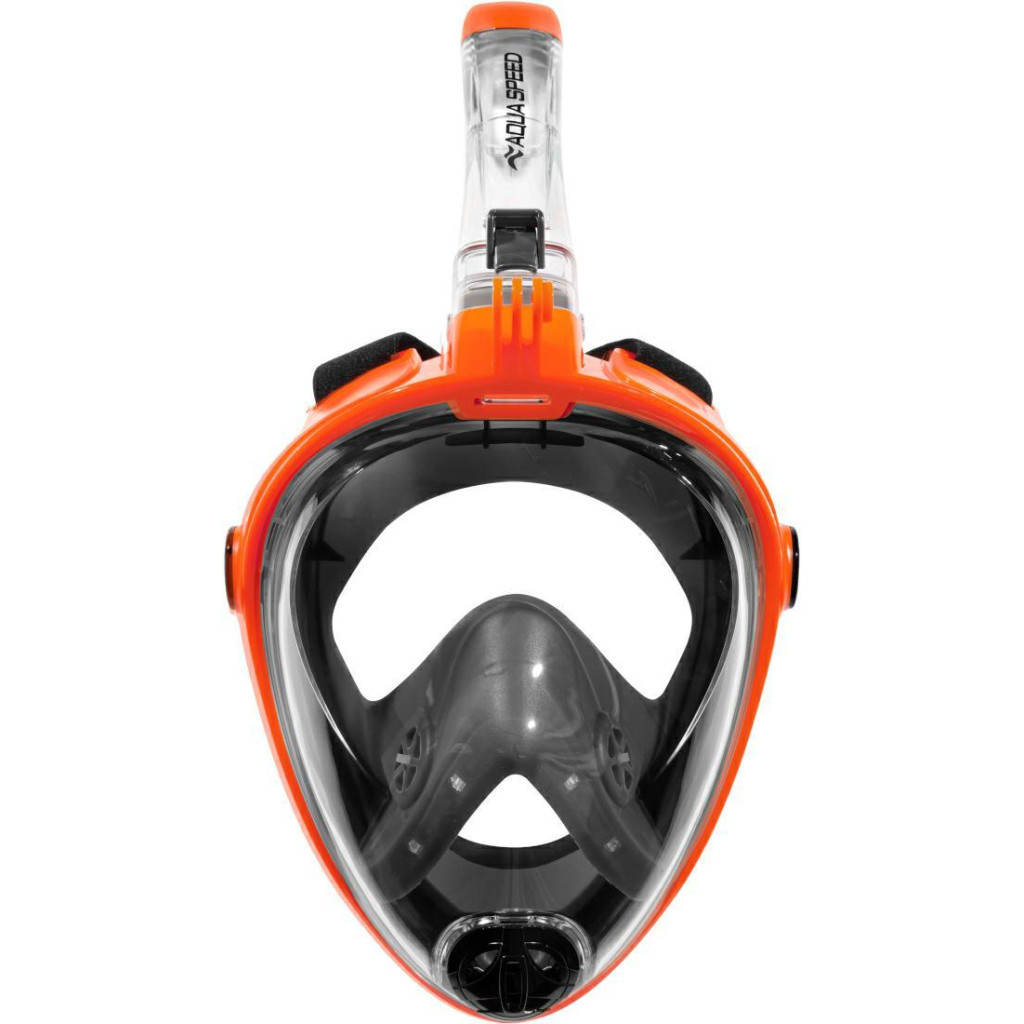 Маска для плавання Aqua Speed Spectra 2.0 9915 чорний, помаранчевий 247-75 S/M (5908217699152) - зображення 2