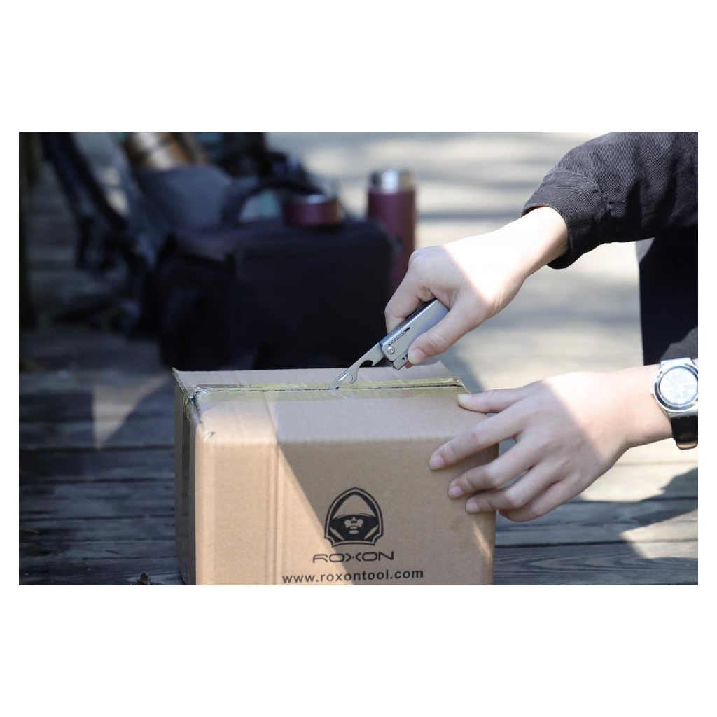 Мультитул Roxon зі змінними бітами Grey (M3) - зображення 2