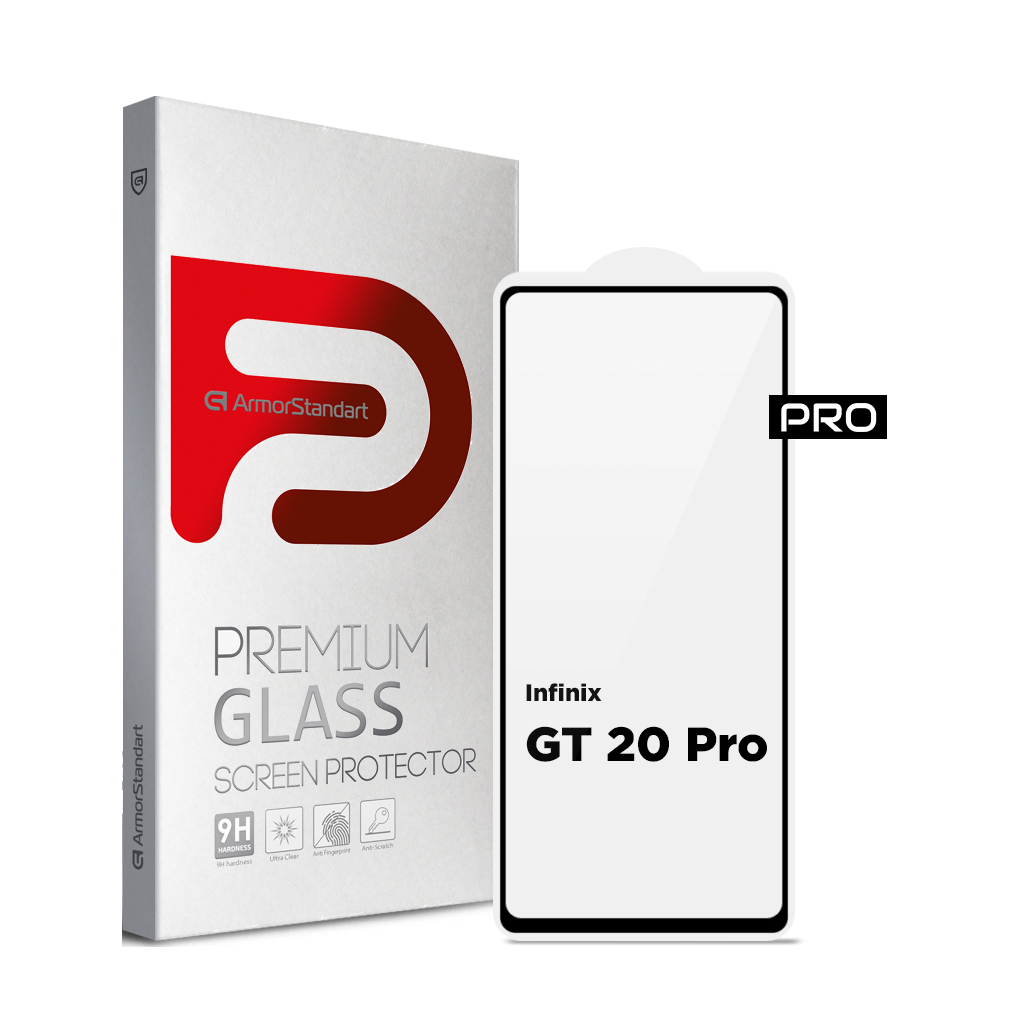 Скло захисне Armorstandart Pro Infinix GT 20 Pro Black (ARM77782) - зображення 1