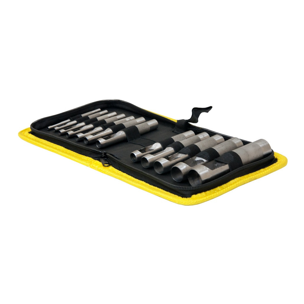 Пробійник Sigma 12шт 3-10, 12, 14, 16, 19мм (чохол) (4328431) - изображение 3