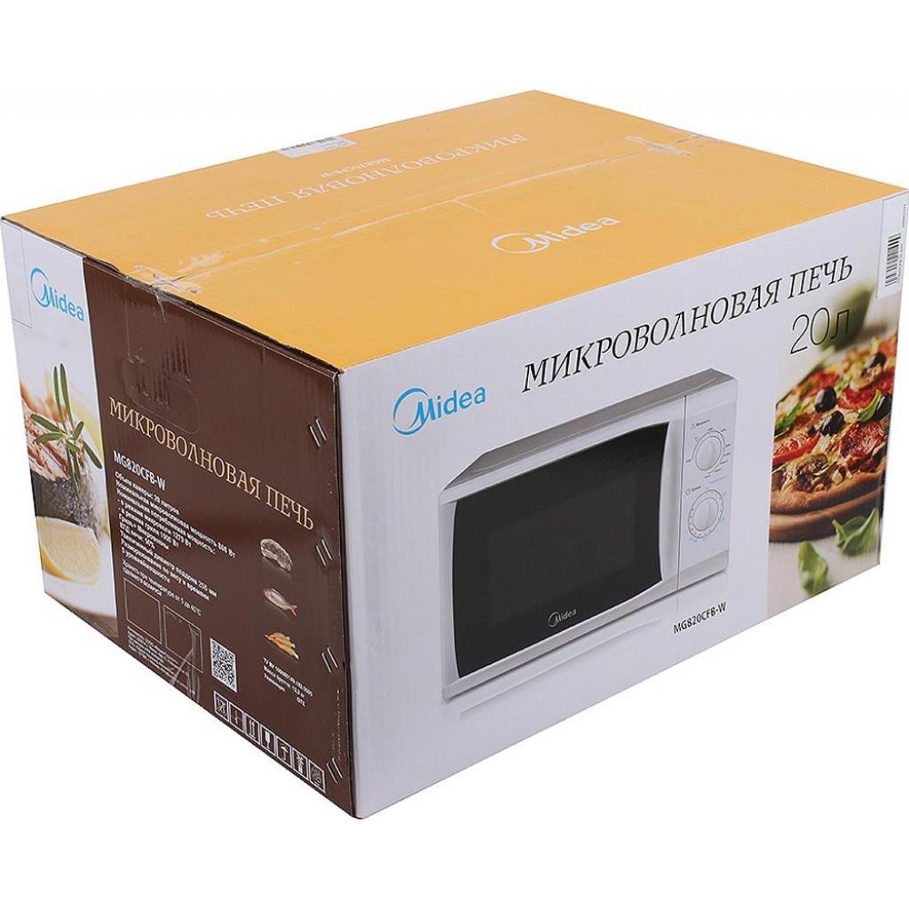 Мікрохвильова піч Midea MG820CFB-W - зображення 4