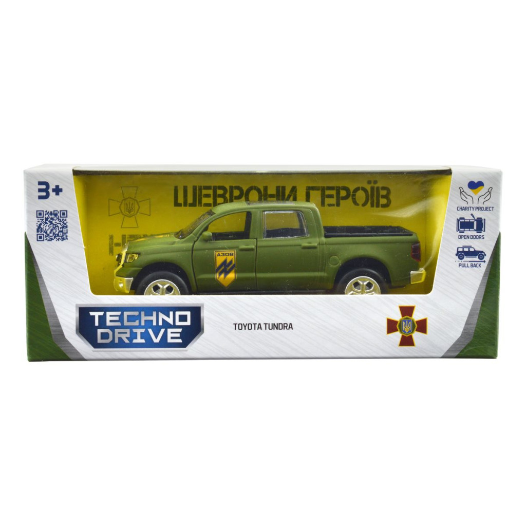 Машина TechnoDrive серії Шеврони Героїв - Toyota Tundra - Азов (KM6008) - зображення 6