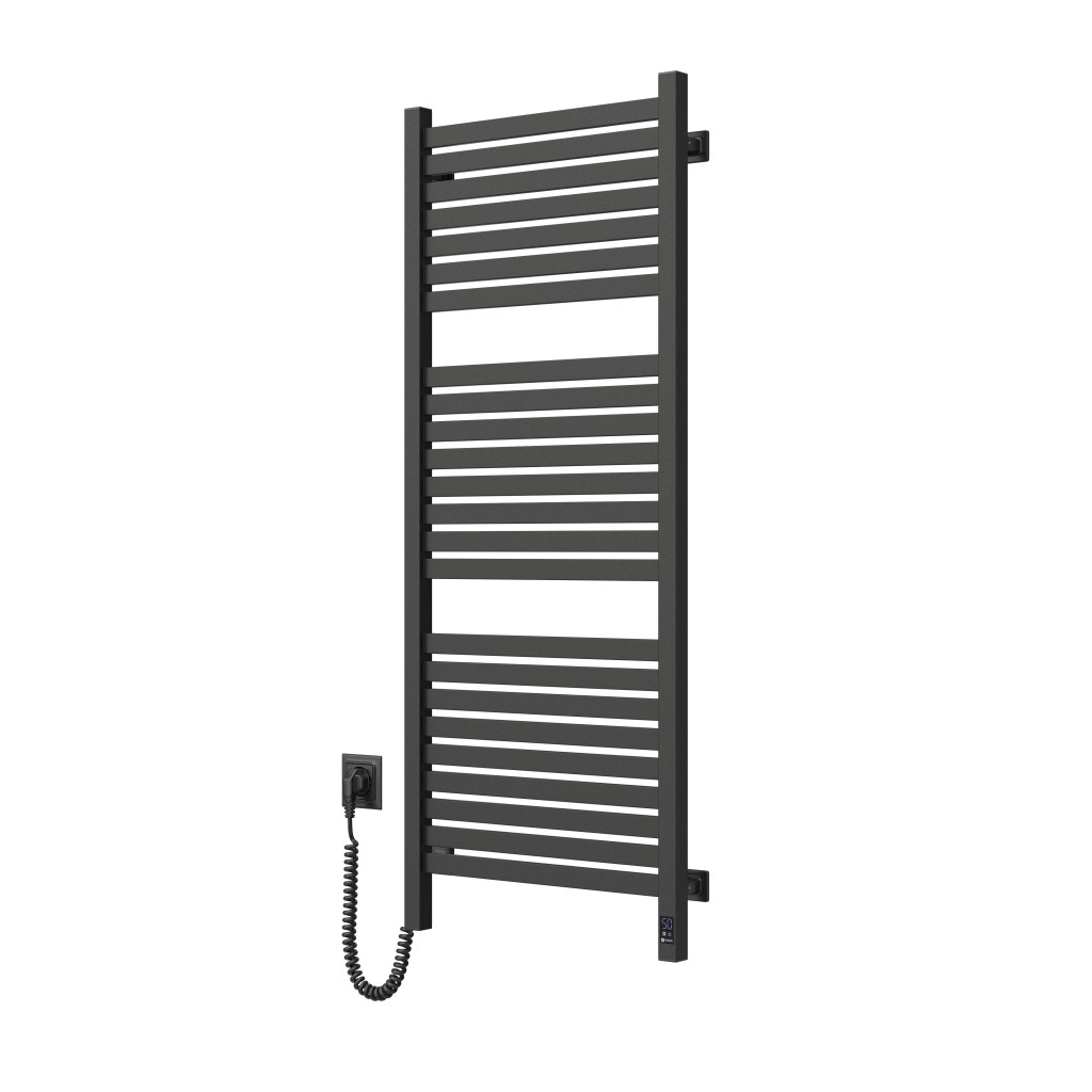 Сушарка для рушників Navin Авангард Х, 1200х480х71мм, Wi-Fi, сталь, чорний муар, ліве підключення (12-272155-4812) - зображення 4