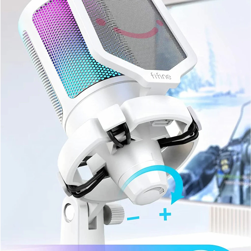 Мікрофон Fifine A6TW USB White (A6TW) - зображення 5