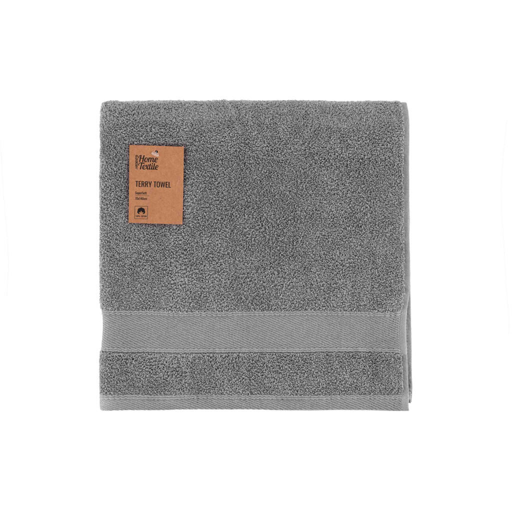 Рушник Ardesto SuperSoft, сірий 70х140 см (ART2270SL) - зображення 1
