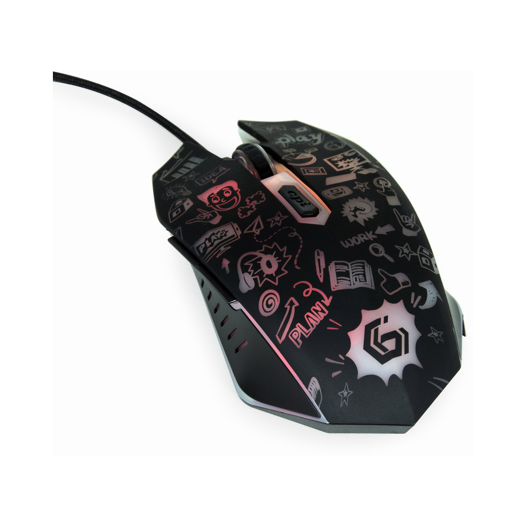 Мишка Gembird MUS-6B-GRAFIX-01 USB Black (MUS-6B-GRAFIX-01) - зображення 6