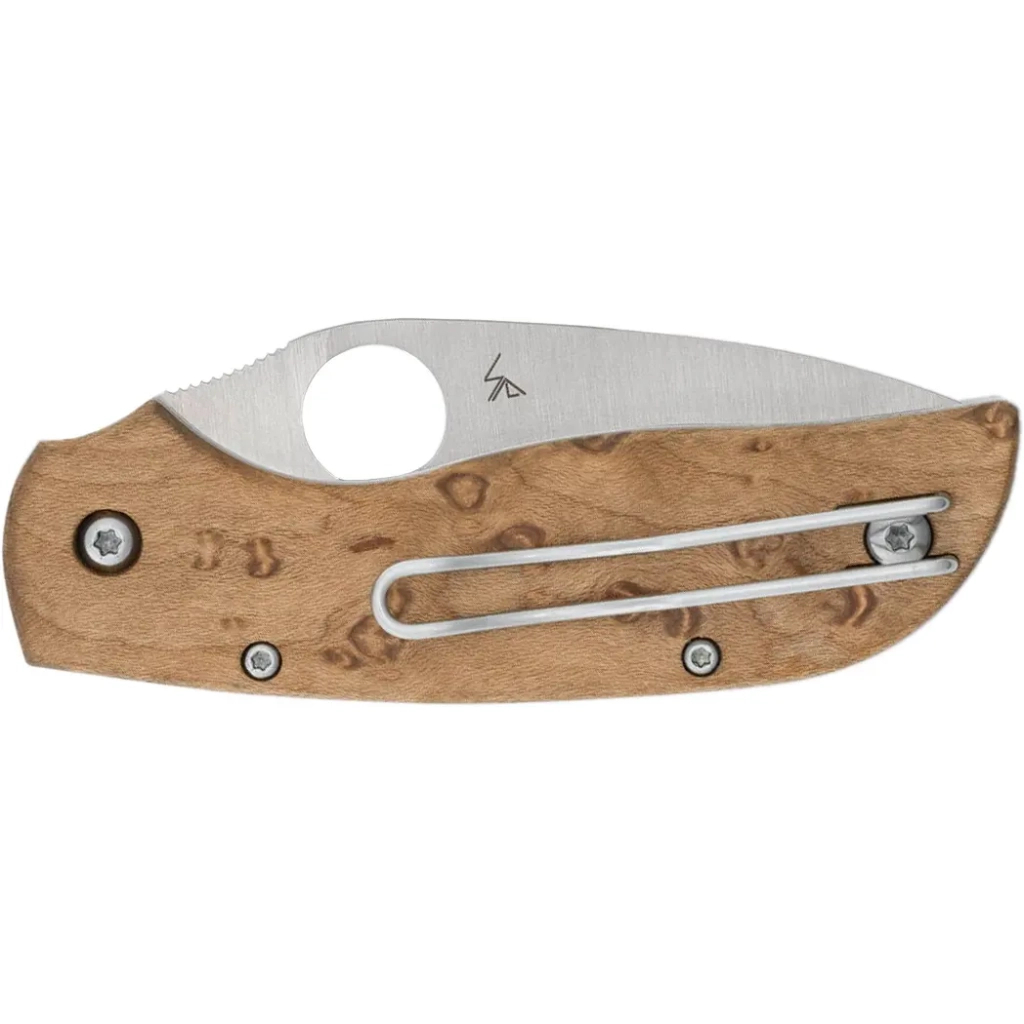 Ніж Spyderco Chaparral Slipit Birdseye Maple CTS XHP Wood (C152NLWDP) - зображення 2
