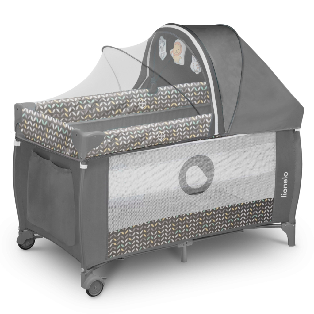 Дитячий манеж Lionelo Sven Plus Grey scandi (LO-SVEN PLUSGREY SCANDI) - зображення 2