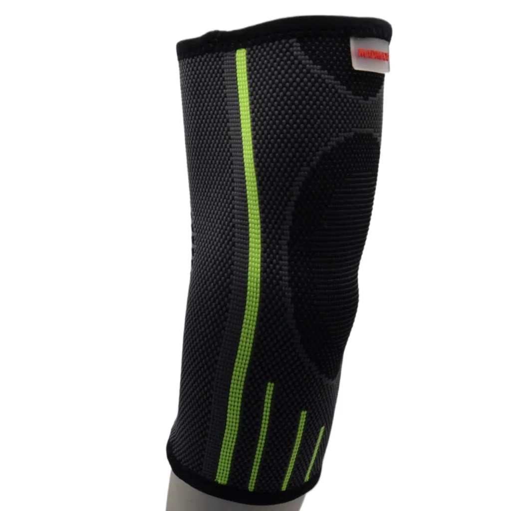 Фіксатор ліктя MadMax MFA-283 3D Compressive elbow support Dark grey/Neon green S (MFA-283_S) - зображення 8