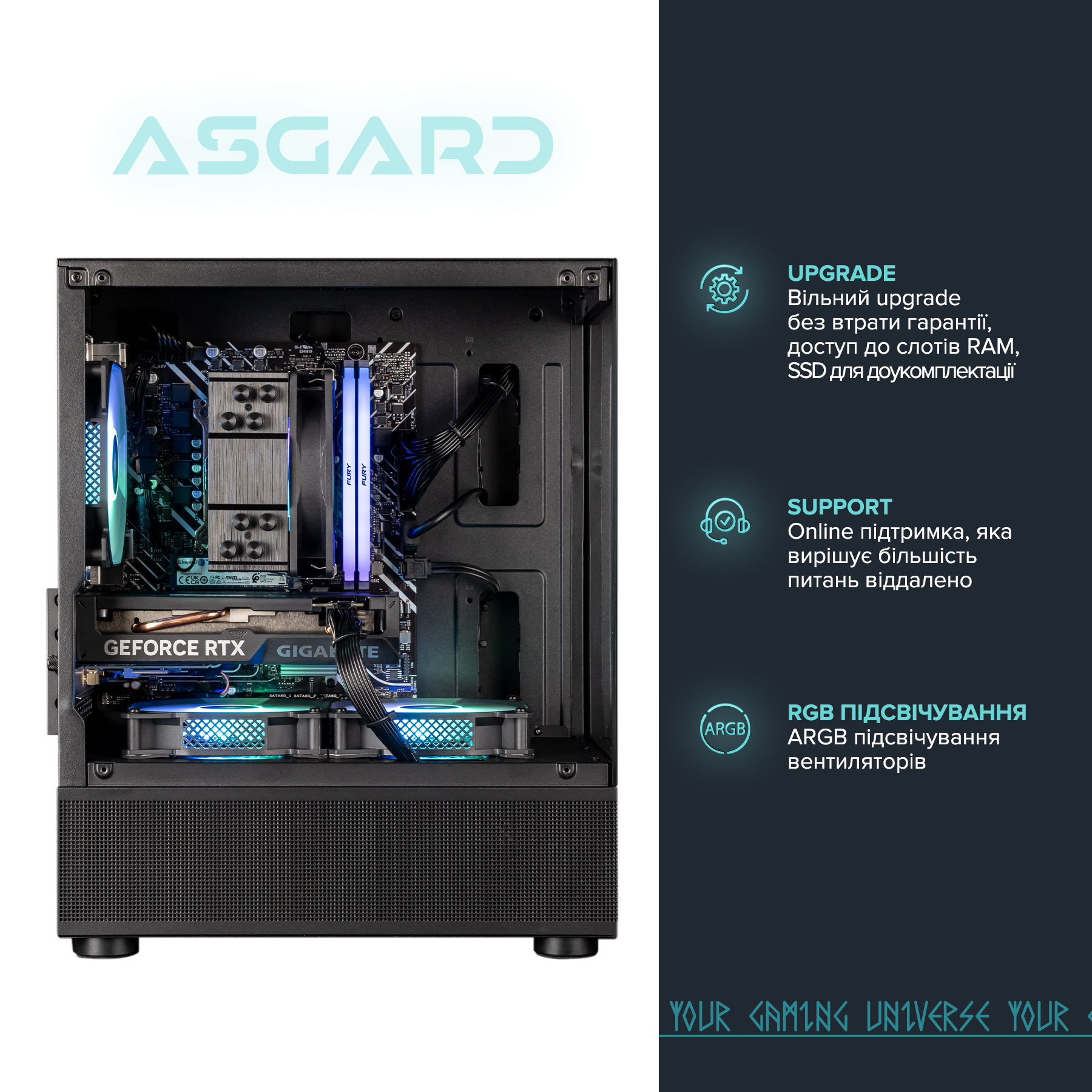 Персональний комп`ютер ASGARD Eir (I144F.32.S10.56T.16.6005) - зображення 6