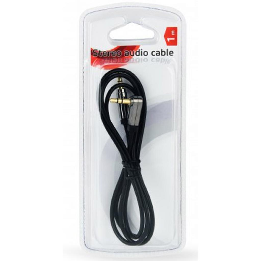 Кабель мультимедійний 3.5mm M to 3.5mm M 1.0m 90° corner Cablexpert (CCAPB-444L-1M) - изображение 2