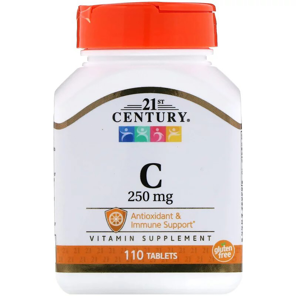 Вітамін 21st Century Вітамін C, 250 мг, 110 пігулок (CEN-22294) - зображення 1