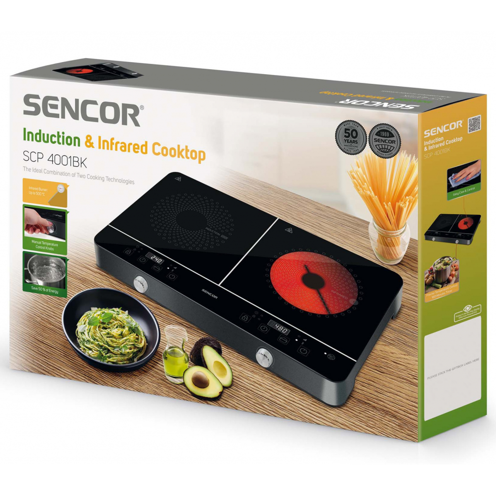 Настільна плита Sencor SCP4001BK - зображення 9
