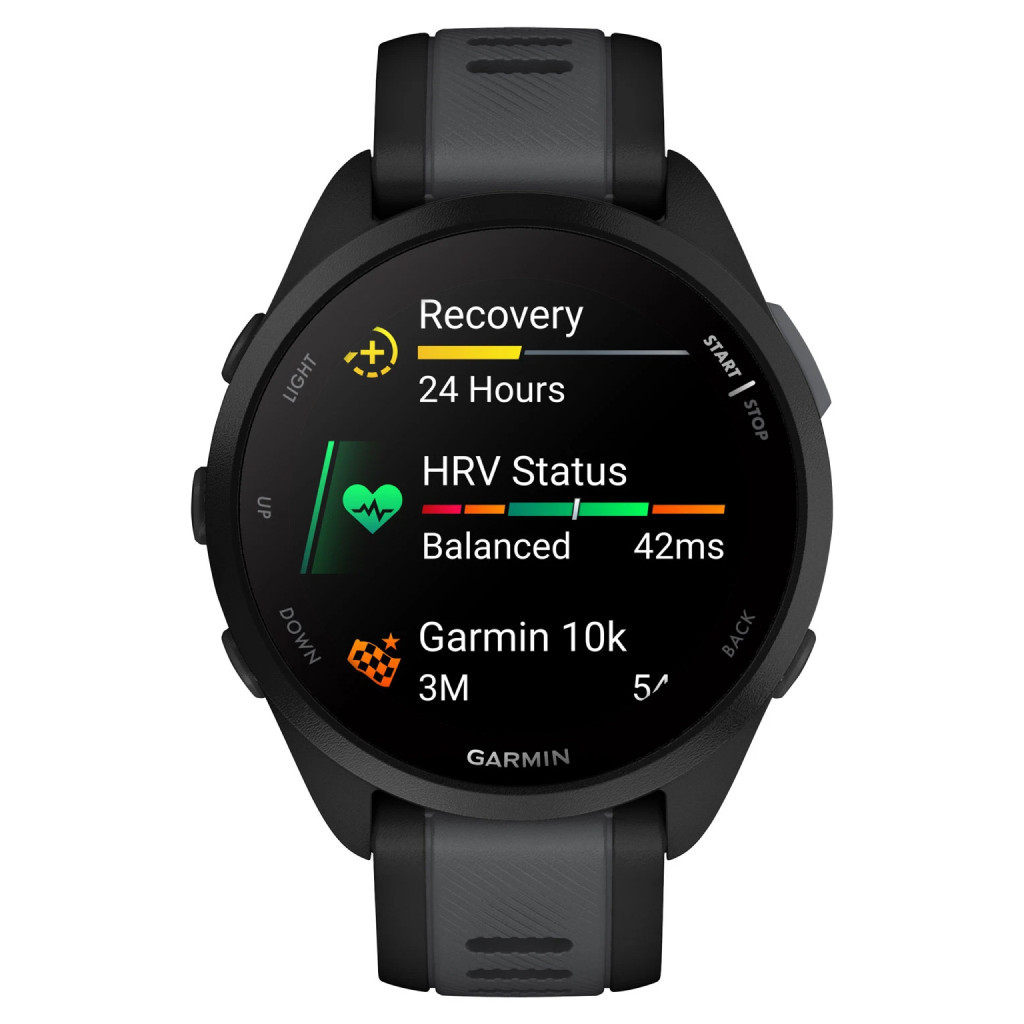 Смарт-годинник Garmin Forerunner 165 Music, Black/Slate Grey, GPS (010-02863-30) - изображение 8