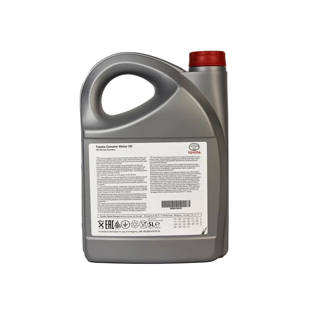 Моторна олива Toyota Motor 5W30 FE, 5л (7163) - изображение 2