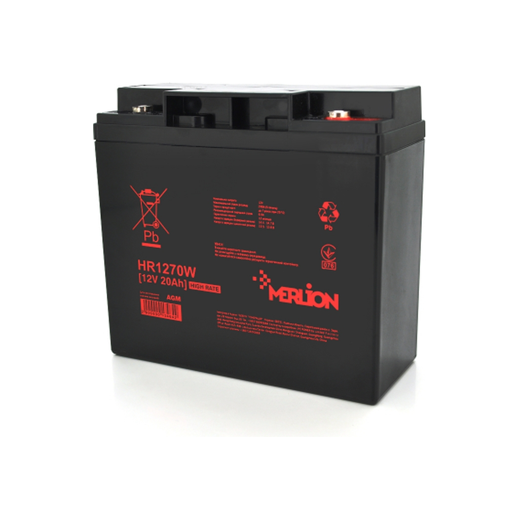Батарея до ДБЖ Merlion HR1270W, 12V 20Ah (HR1270W) - зображення 1