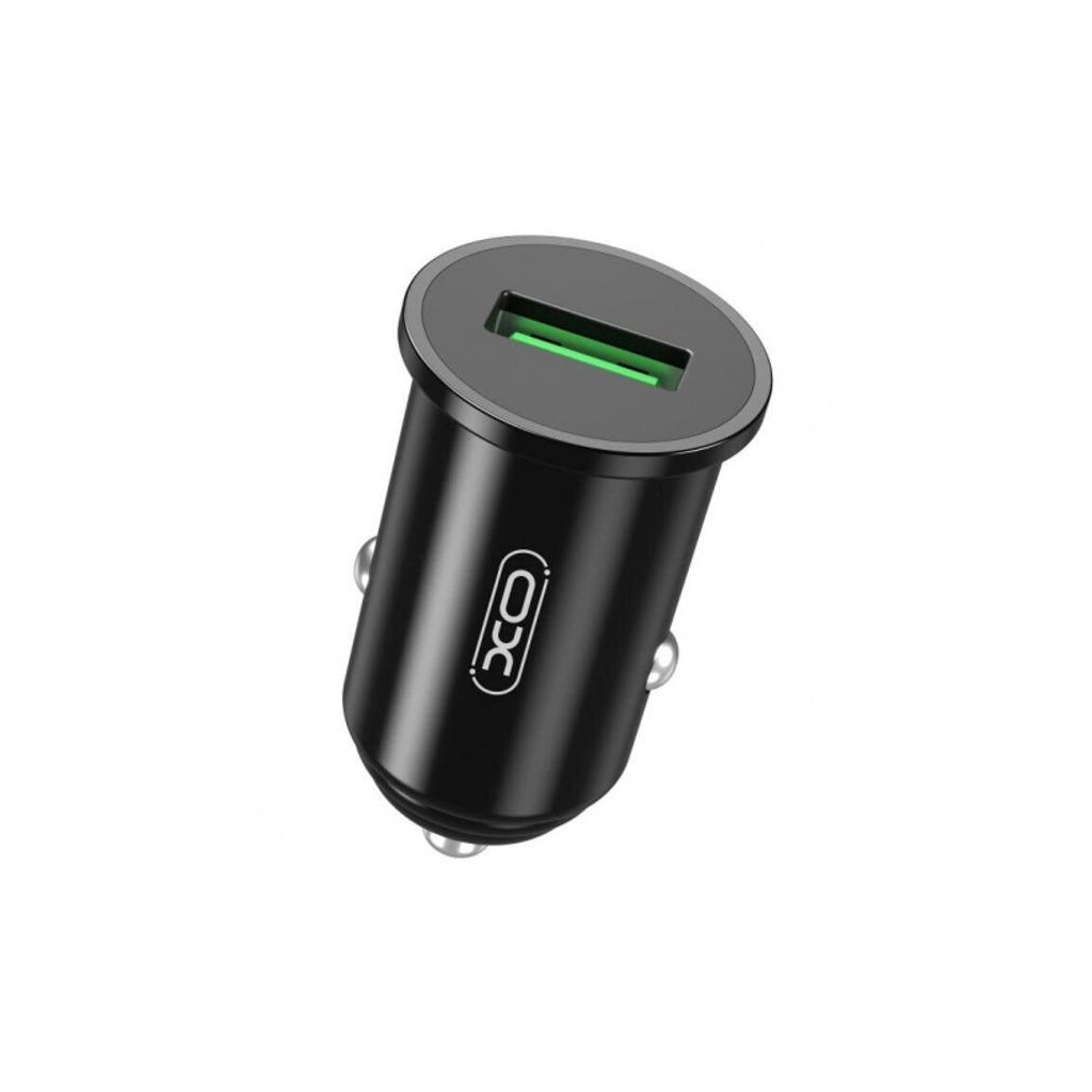 Зарядний пристрій XO TZ12 QC3.0 (1USB/18W) + USB - Type-C Black (XO-TZ12-BK) - зображення 3