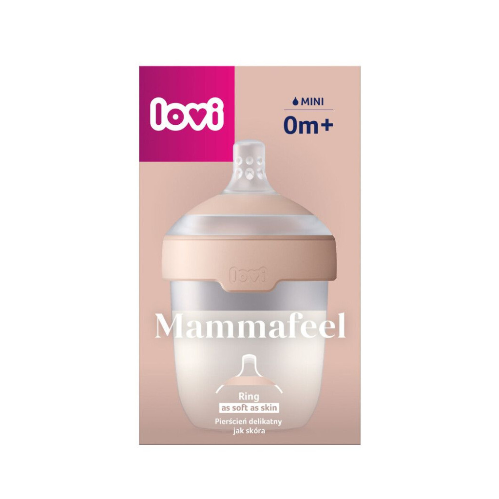 Пляшечка для годування Lovi Mammafeel 150 мл (21/595) - зображення 2