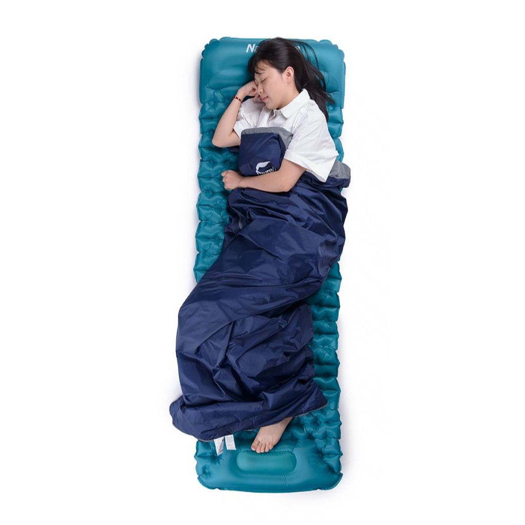 Спальний мішок Naturehike надлегкий LW180 NH21MSD04 правий (15°C) p-p XL темно-блакитний (6927595788172-R) - зображення 5