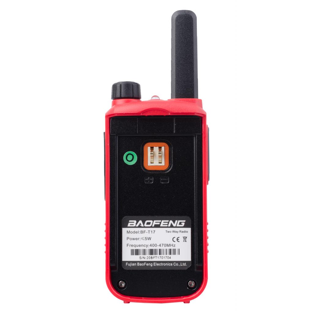 Портативна рація Baofeng BF-T17 Red (BFT17R) - зображення 5