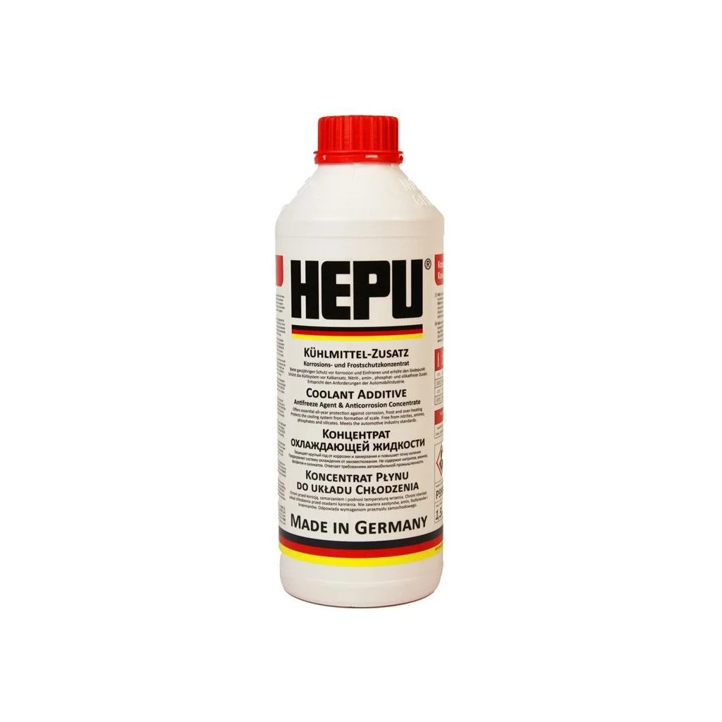 Антифриз HEPU концентрат G12 червон. 1.5 л. (107296) - зображення 1