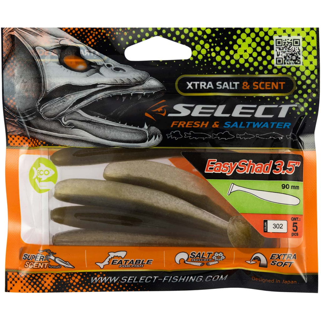 Силікон рибальський Select Easy Shad 3.5" 302 (5 шт/уп) (1870.71.80) - зображення 2