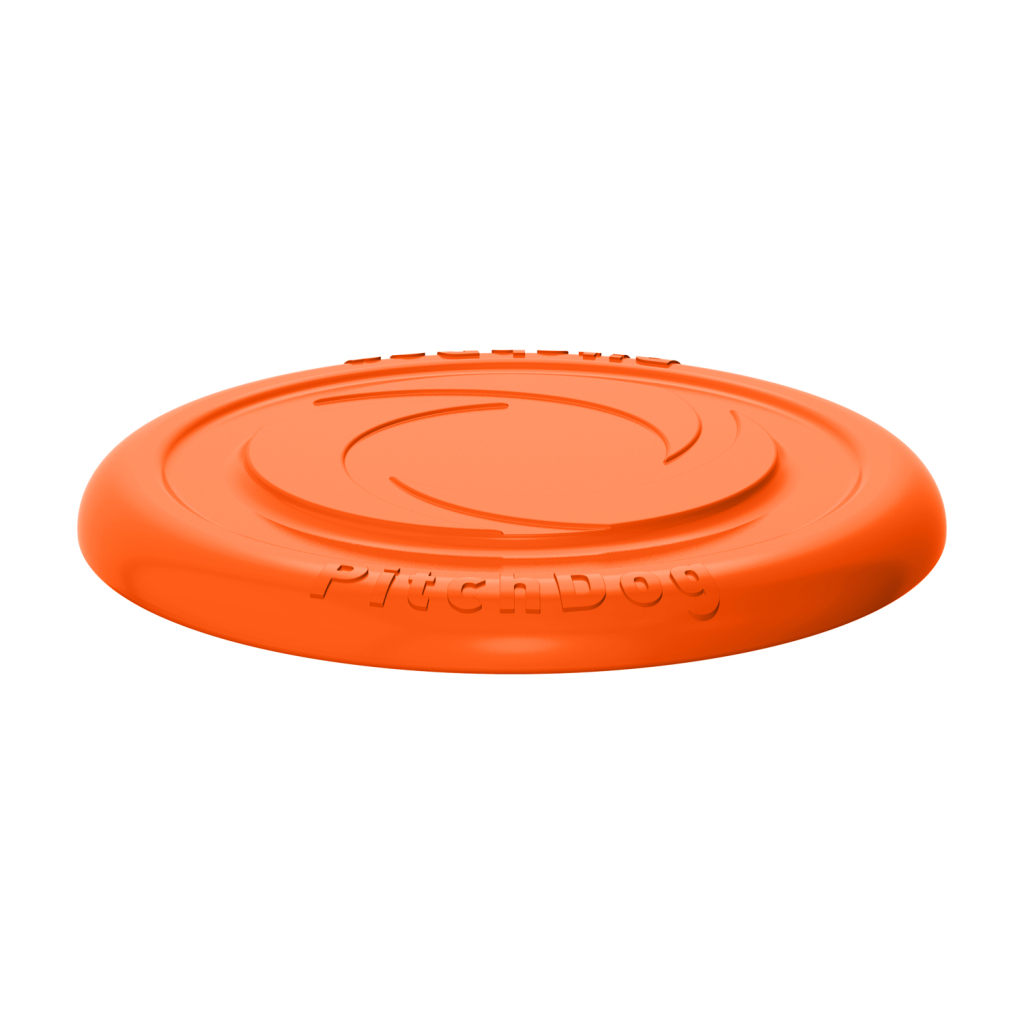 Іграшка для собак Collar Літаюча тарілка PitchDog 24 см жовтогаряча (62474) - зображення 6