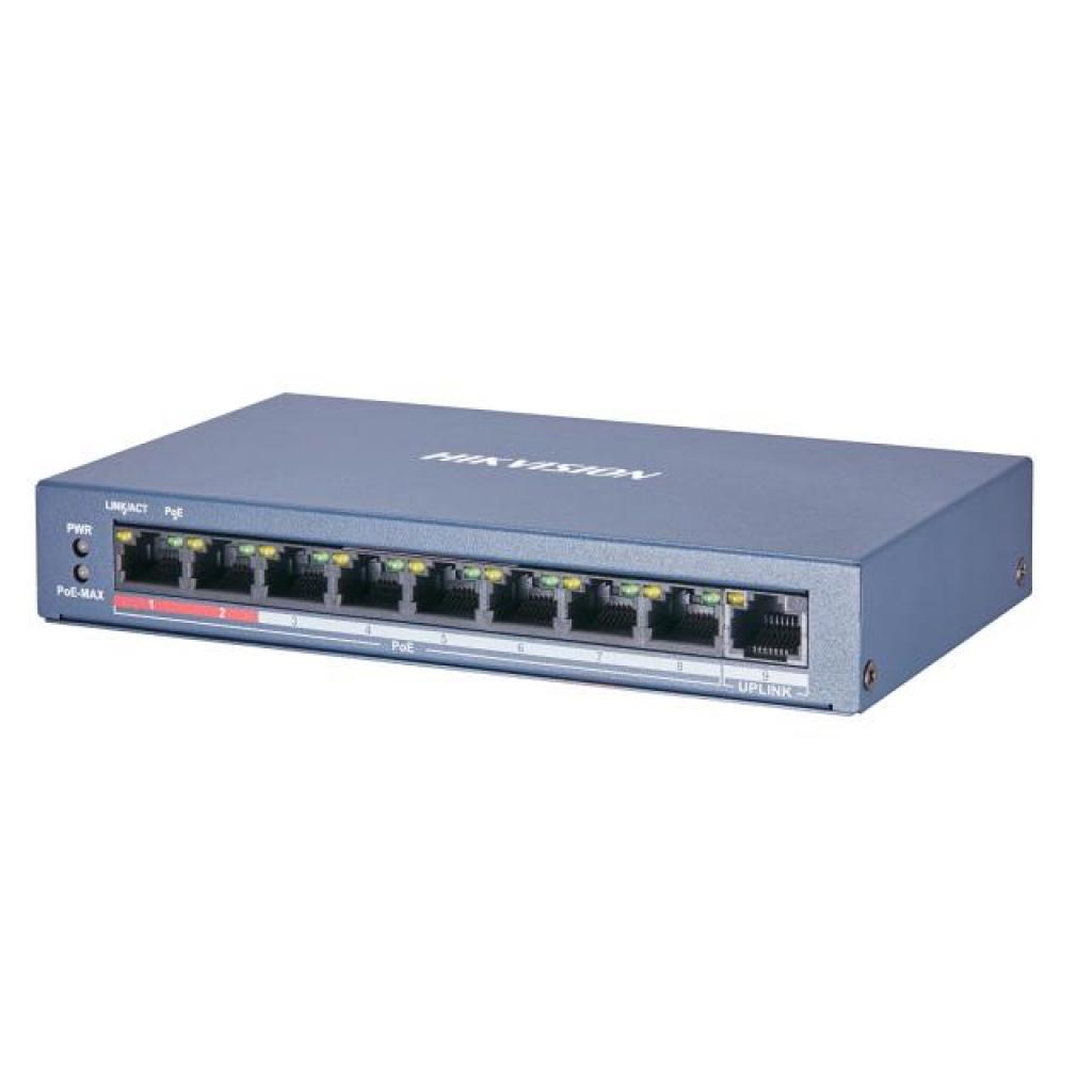 Комутатор мережевий Hikvision DS-3E0109P-E/M(B) - зображення 1