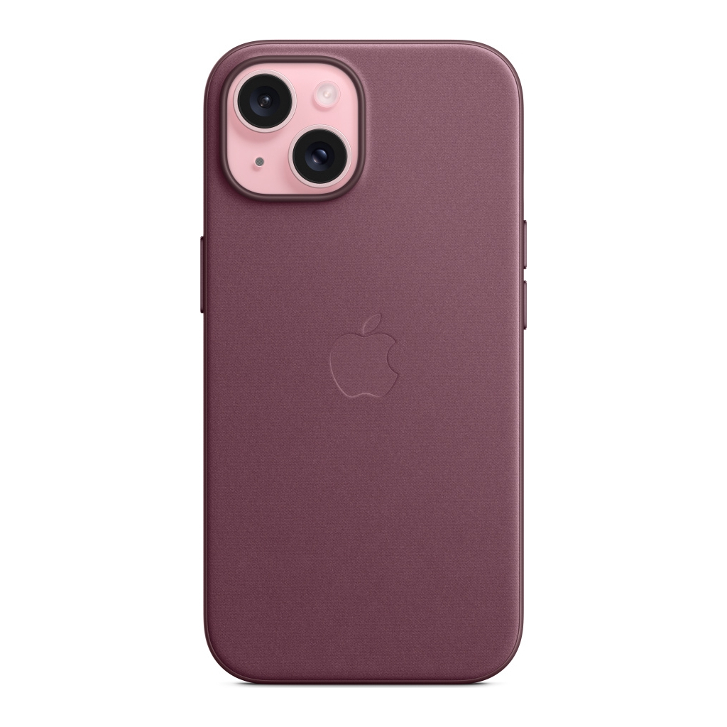 Чохол до мобільного телефона Apple iPhone 15 FineWoven Case with MagSafe Mulberry (MT3E3ZM/A) - зображення 2