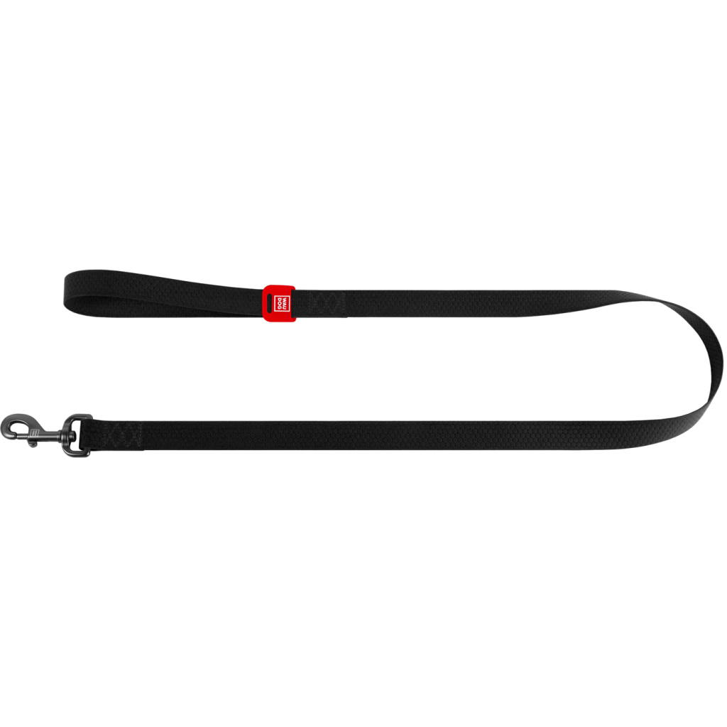 Повідець для собак WAUDOG Waterproof S Ш 15 мм Д 183 см чорний (27351) - зображення 2