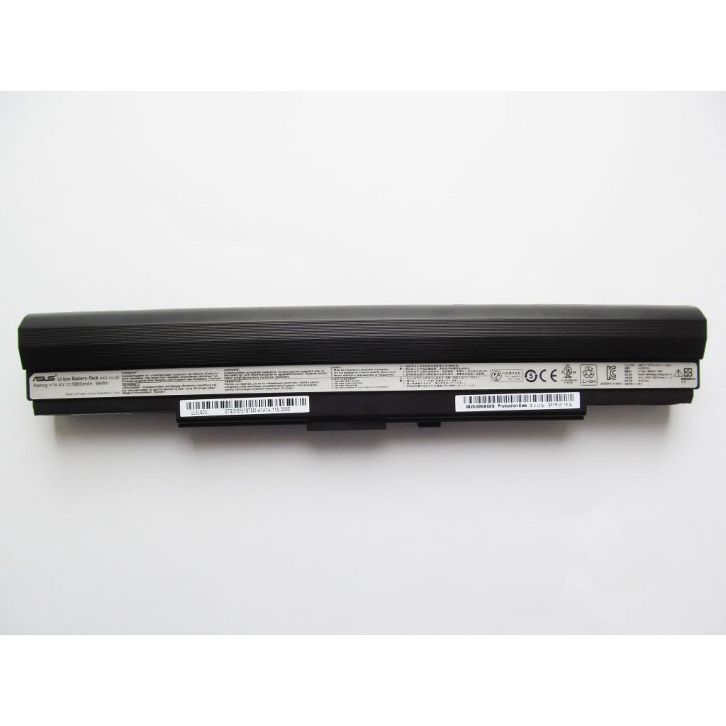 Акумулятор до ноутбука ASUS A42-UL50, 84Wh (5800mAh), 8cell, 14.4V, Li-ion (A47486) - зображення 2
