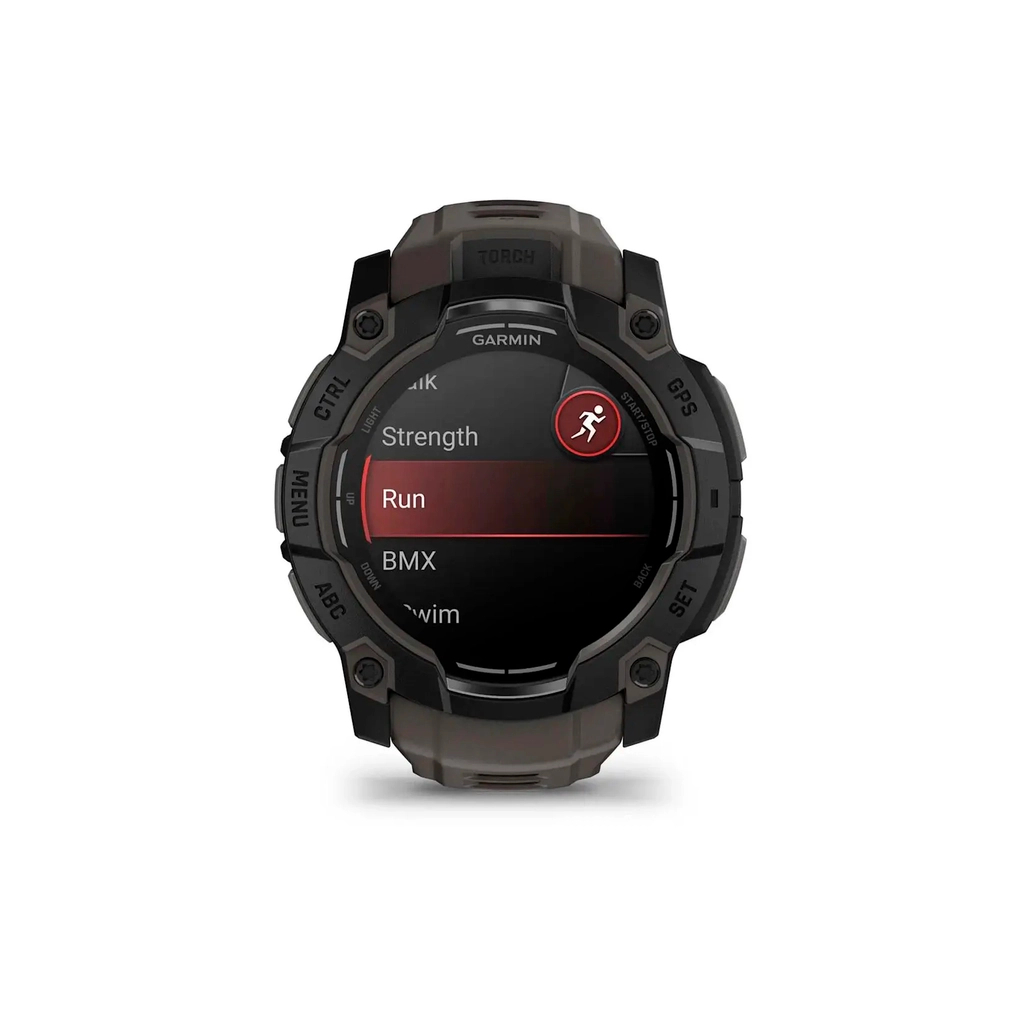 Смарт-годинник Garmin Instinct 3, 50mm, AMOLED, Black Bezel with Charcoal Band, GPS смарт-годинник (010-03020-00) - зображення 4