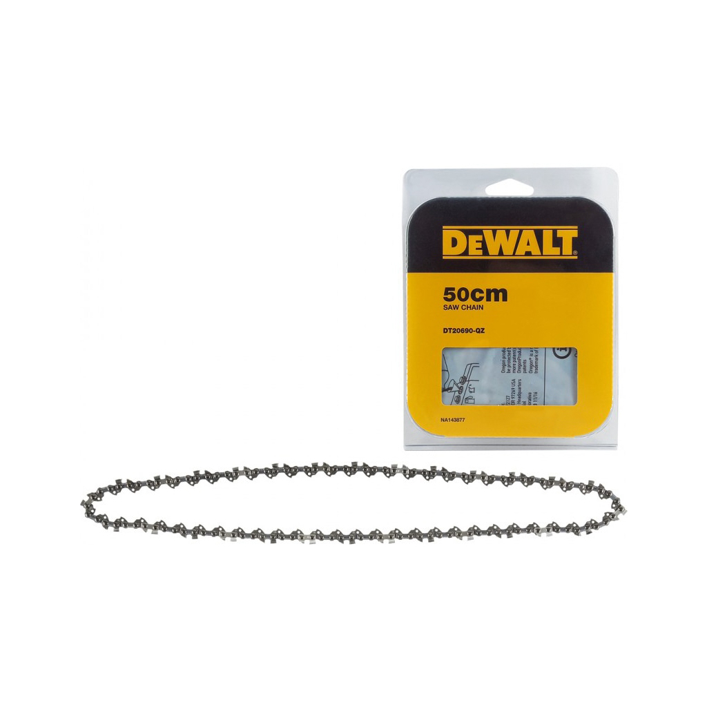 Ланцюг DeWALT 3/8", 1.3 мм, 68 ланок, довжина ланцюга 20"/50 см (DT20690) - зображення 3