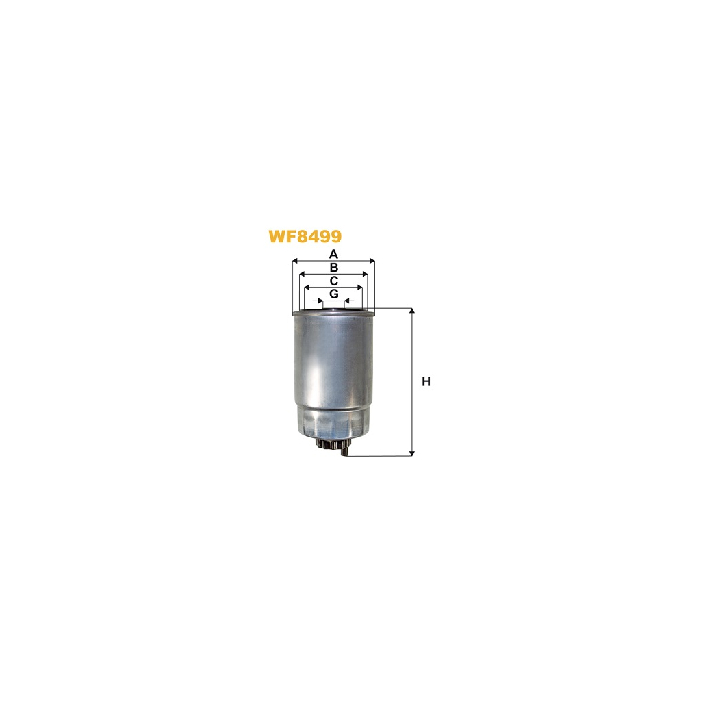 Фільтр паливний Wixfiltron WF8499 - зображення 1