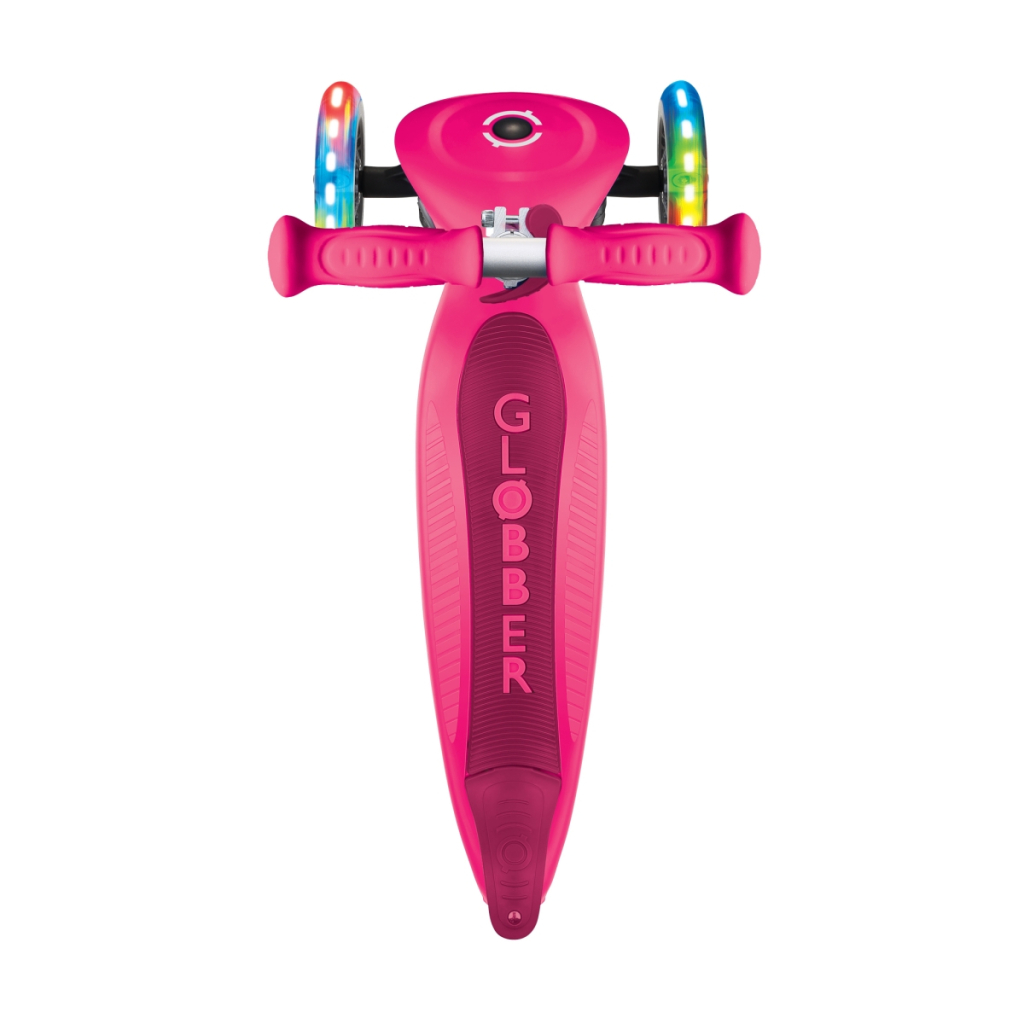 Самокат Globber Primo Foldable Lights колеса з підсвіткою до 50 кг 3+ Рожевий (432-110-3) - зображення 8
