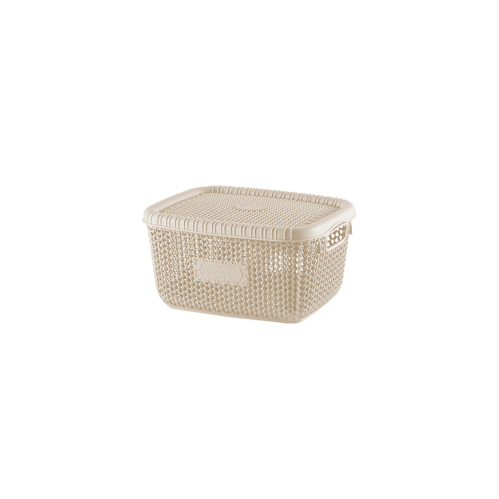 Кошик для зберігання Violet House 1009 Віолетта Cappuccino 5 л (1009 Віолетта CAPPUCHINO з/кр. 5) - зображення 1